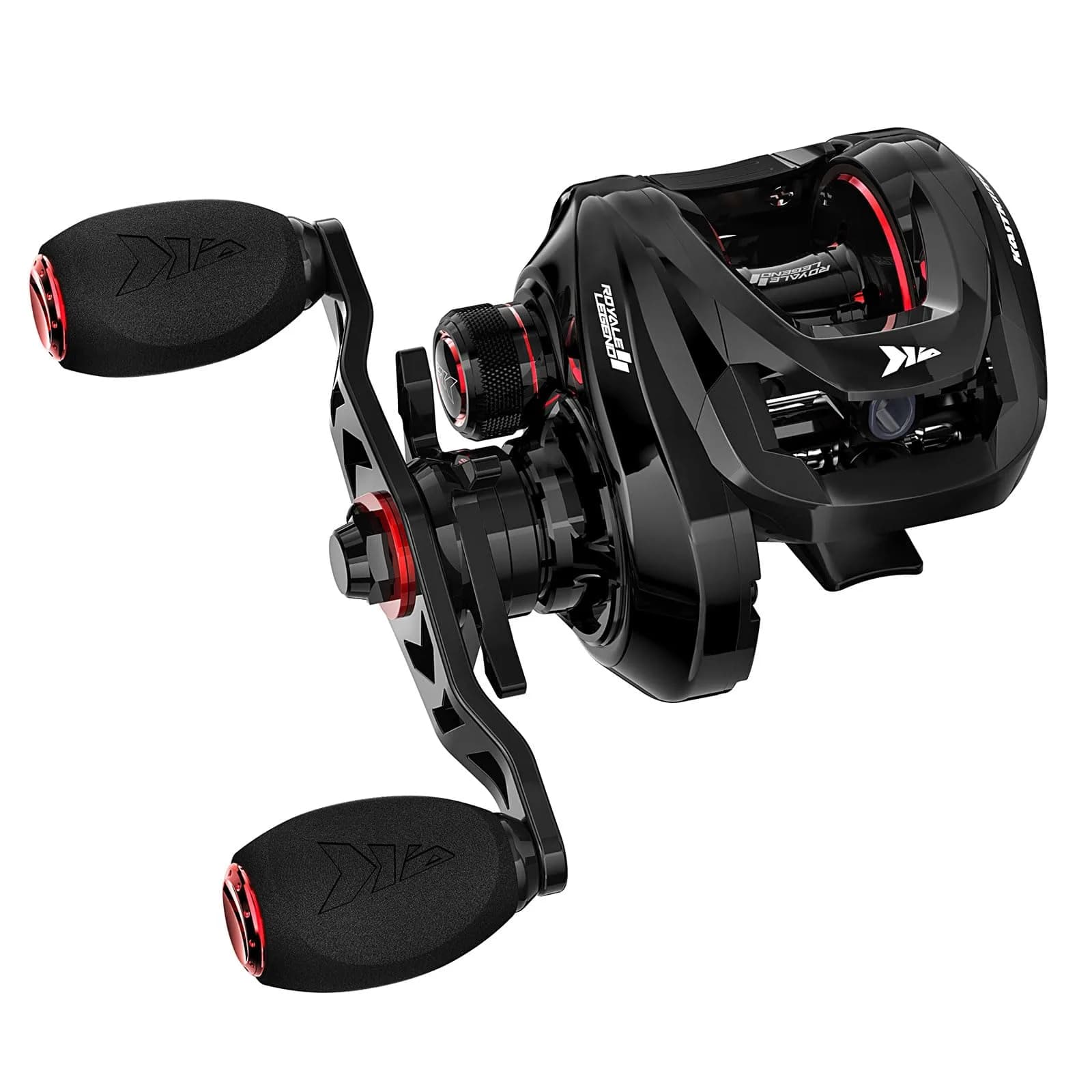 KastKing Royale Legend II Baitcasting Reel 5.4:1/7.2:1 Gear Ratio 17.6lb Carbon Fiber Drag | Compact Design Fishing Reel