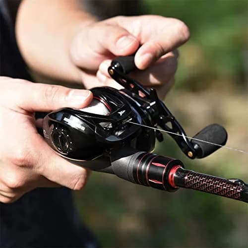 KastKing Royale Legend II Baitcasting Reel 5.4:1/7.2:1 Gear Ratio 17.6lb Carbon Fiber Drag | Compact Design Fishing Reel thumbnail 7