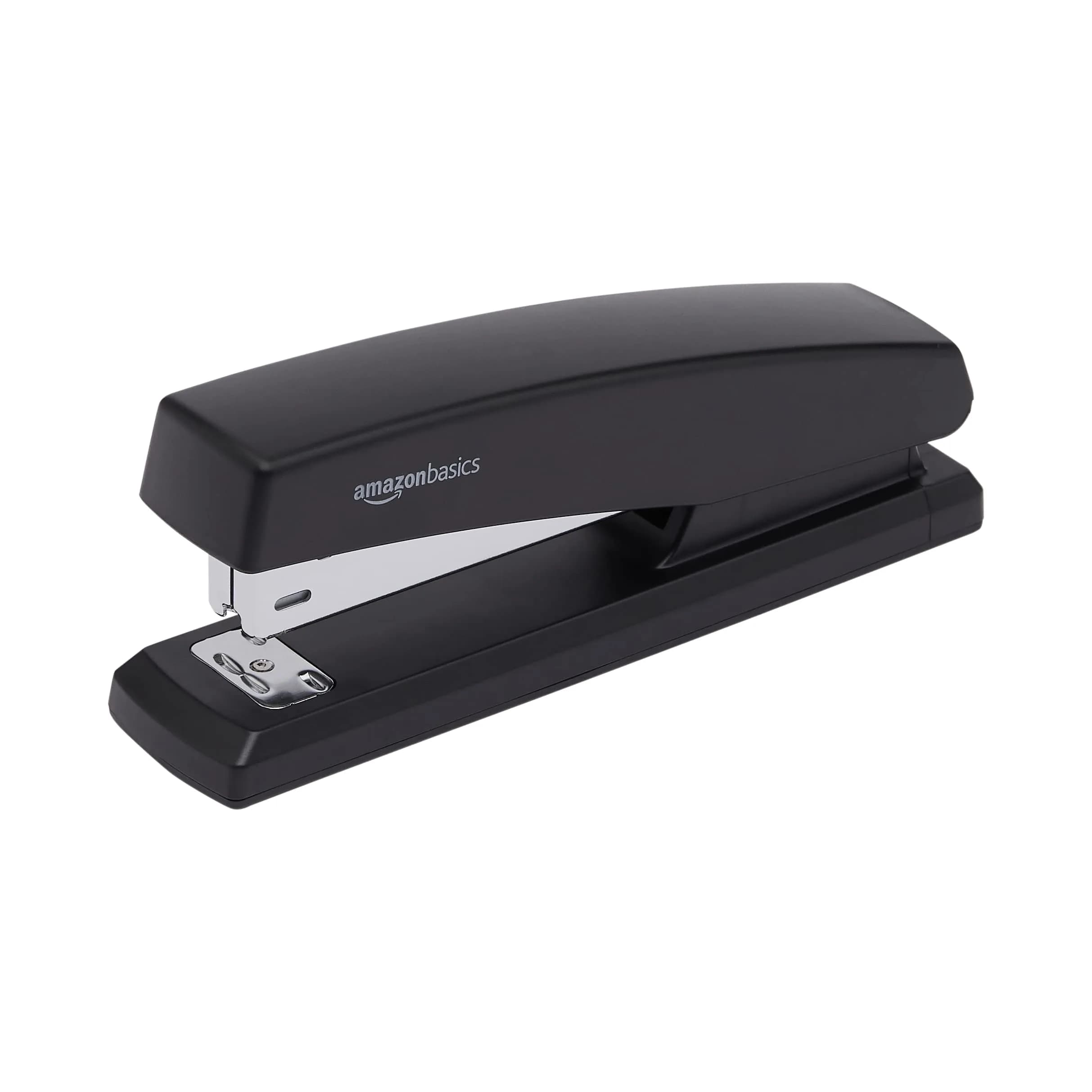 Amazon Basics Desktop Stapler Value Pack with 3000 Staples & Removers, Black, 3-Pack | Standard 25-Sheet Capacity - main product image