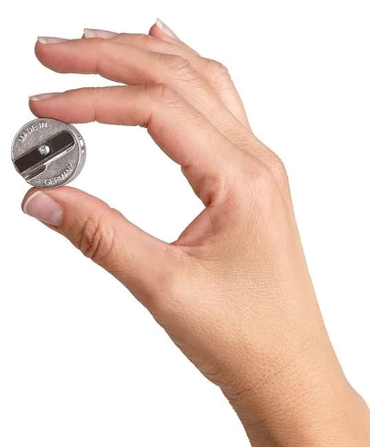 Sun's Out Beauty Precision 2-in-1 Cosmetic Pencil Sharpener | German Steel, Dual Size, Long-Lasting thumbnail 3