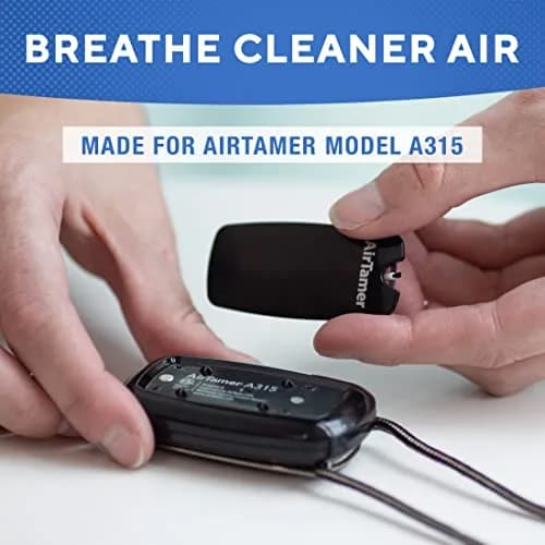 AirTamer A315 Replacement Negative Ion Emitter Covers Black 2-Pack | For Personal Air Purifier thumbnail 4