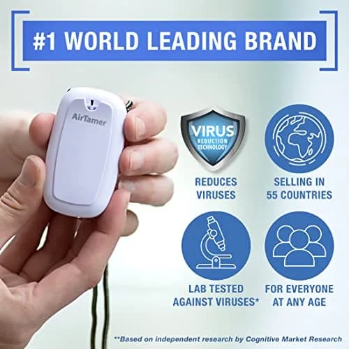 AirTamer Advanced A315W Personal Air Purifier Replacement Negative Ion Emitter Covers - White, 2-Pack | Negative Ion Emitter Covers for AirTamer A315W thumbnail 7