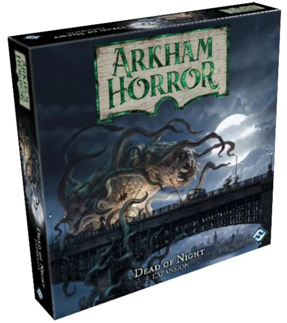 Asmodee Arkham Horror The Dead of Night Board Game Expansion | New Scenarios & Investigators, Cooperative Mystery, Ages 14+, 1-6 Players, 2-3 Hr - main product image