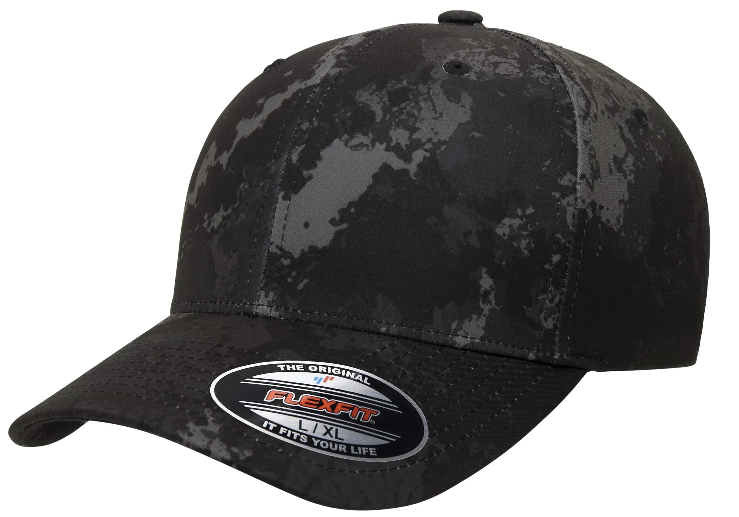 Flexfit Unisex Multicam Baseball Cap Large-X-Large | Officially Licensed MultiCam Pattern — Black / Small-Medium