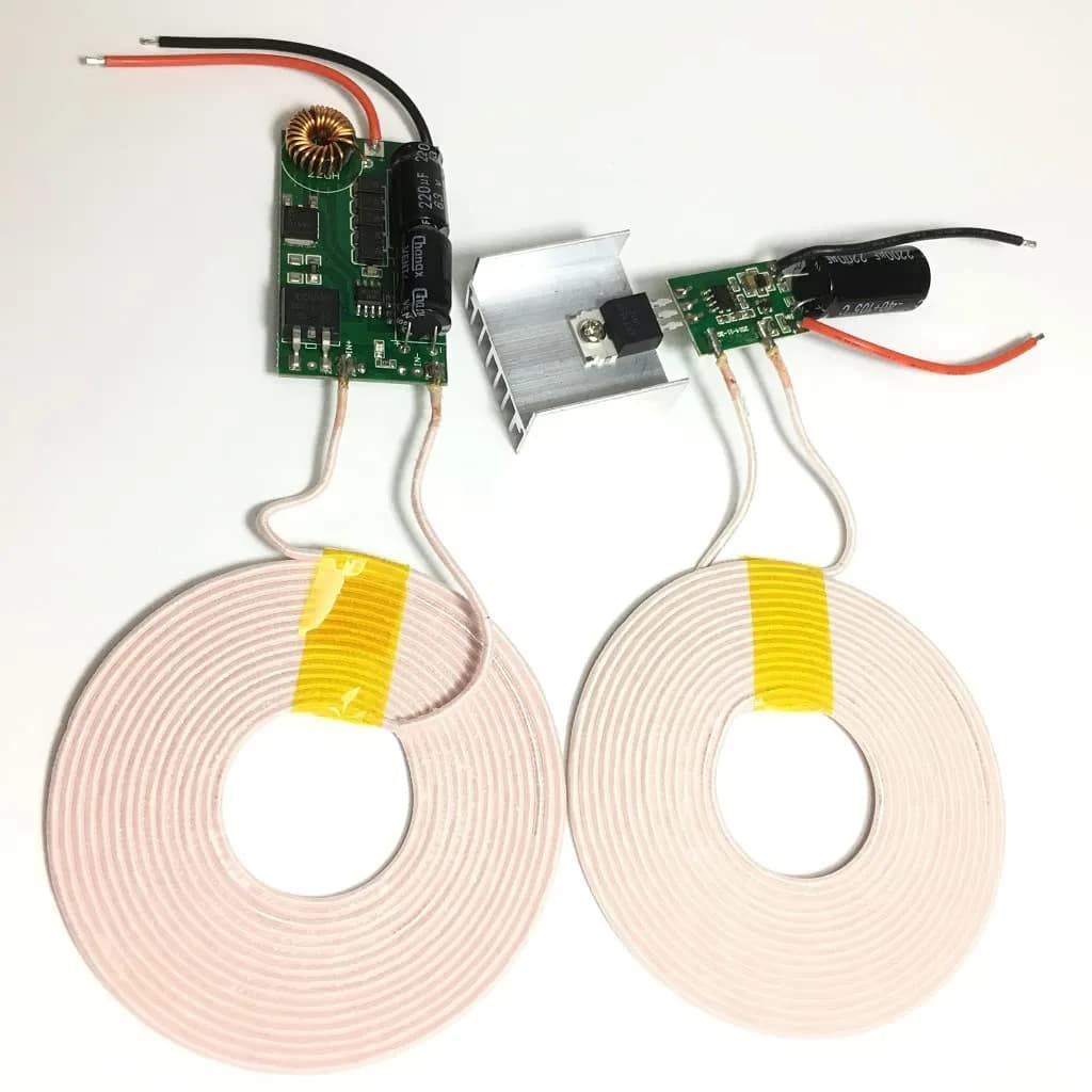 Taidacent 12V 3A Wireless Inductive Coil Module | Long Distance Power Supply - main product image