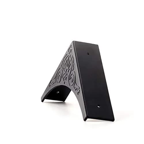 RFORPLY Black Metal Corner Protector 4 Pcs Antique Edge Safety Guard | Covers Damaged Corners thumbnail 3