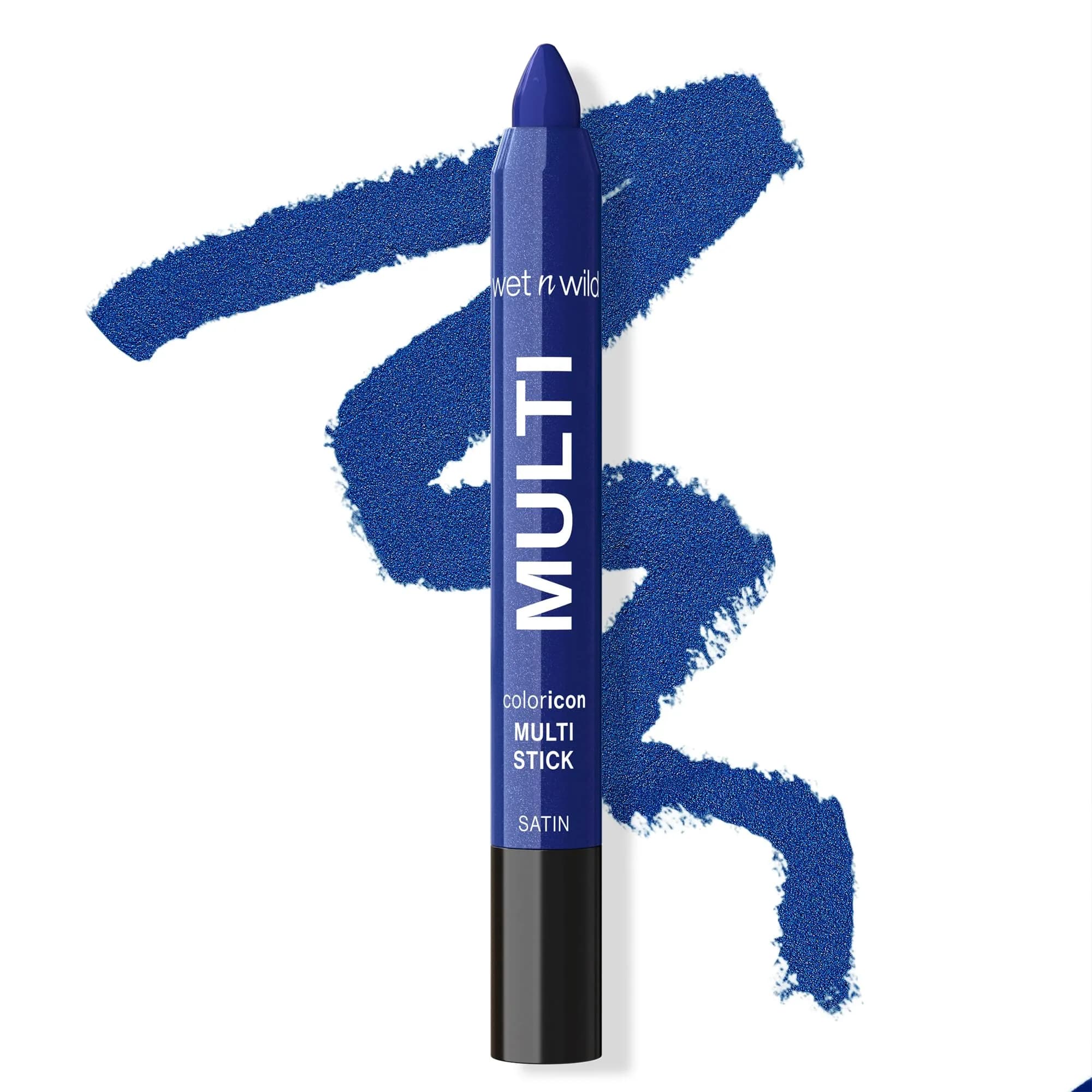 wet n wild Color Icon Cream Eyeliner Eyeshadow Multi-Stick Blue Lah Lah | Blendable & Buildable Matte Finish