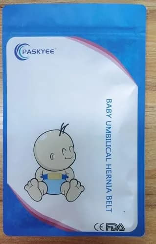 Paskyee Baby Umbilical Hernia Belt Blue | Adjustable Infant Belly Wrap for Newborns thumbnail 8