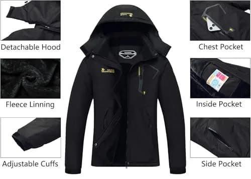 MOERDENG Women's Ski Jacket Warm Winter Coat Snowboarding Jacket | Waterproof Windproof & Breathable thumbnail 4