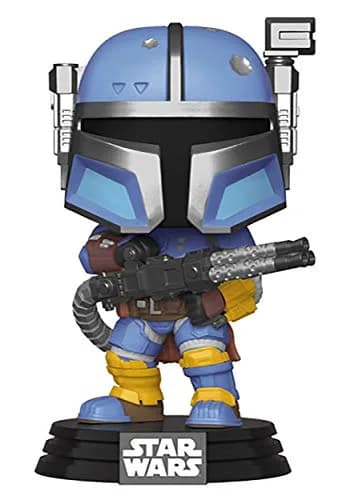 Funko Star Wars: The Mandalorian Action Figure Heavy Infantry Mandalorian | 3.75-inch collectible toy for Star Wars fans thumbnail 1
