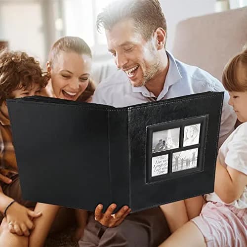 Ywlake Photo Album 4x6 1000 Pockets | Extra Large Capacity Family Wedding Album with Leather Cover thumbnail 7
