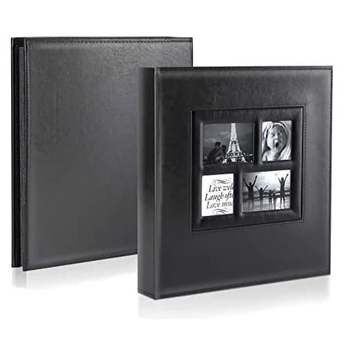 Ywlake Photo Album 4x6 1000 Pockets | Extra Large Capacity Family Wedding Album with Leather Cover thumbnail 2