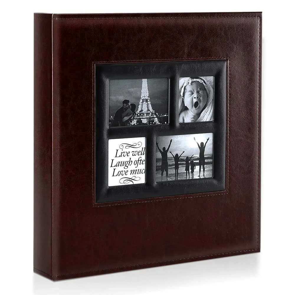 Ywlake Photo Album 4x6 1000 Pockets | Extra Large Capacity Wedding Album with Leather Cover