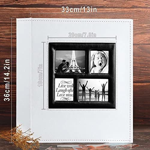 Ywlake Photo Album 4x6 1000 Pockets | Extra Large Capacity Family Wedding Album with Leather Cover thumbnail 5