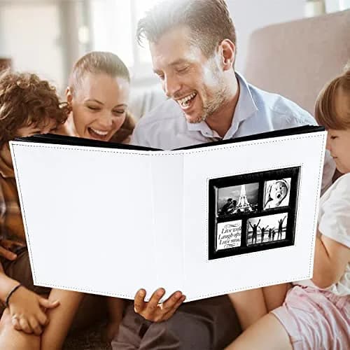 Ywlake Photo Album 4x6 1000 Pockets | Extra Large Capacity Family Wedding Album with Leather Cover thumbnail 7