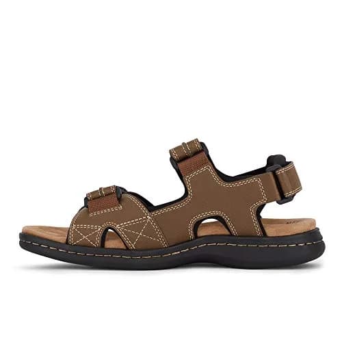 Dockers Mens Newpage Outdoor Sport Sandal Memory Foam, Dark Tan, 15 Wide | Water-Friendly, All-Day Comfort thumbnail 6