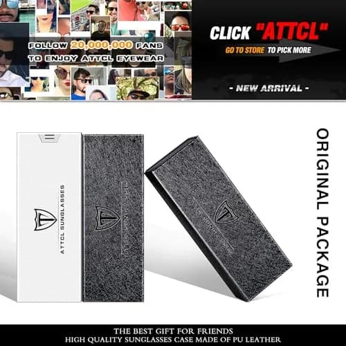 ATTCL Polarized Sports Sunglasses for Men | 64mm Lens Width thumbnail 6