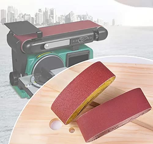 S SATC Sanding Belts 3x21 Inch Aluminum Oxide 20 PCS Assorted Grits | For Belt Sanders thumbnail 7