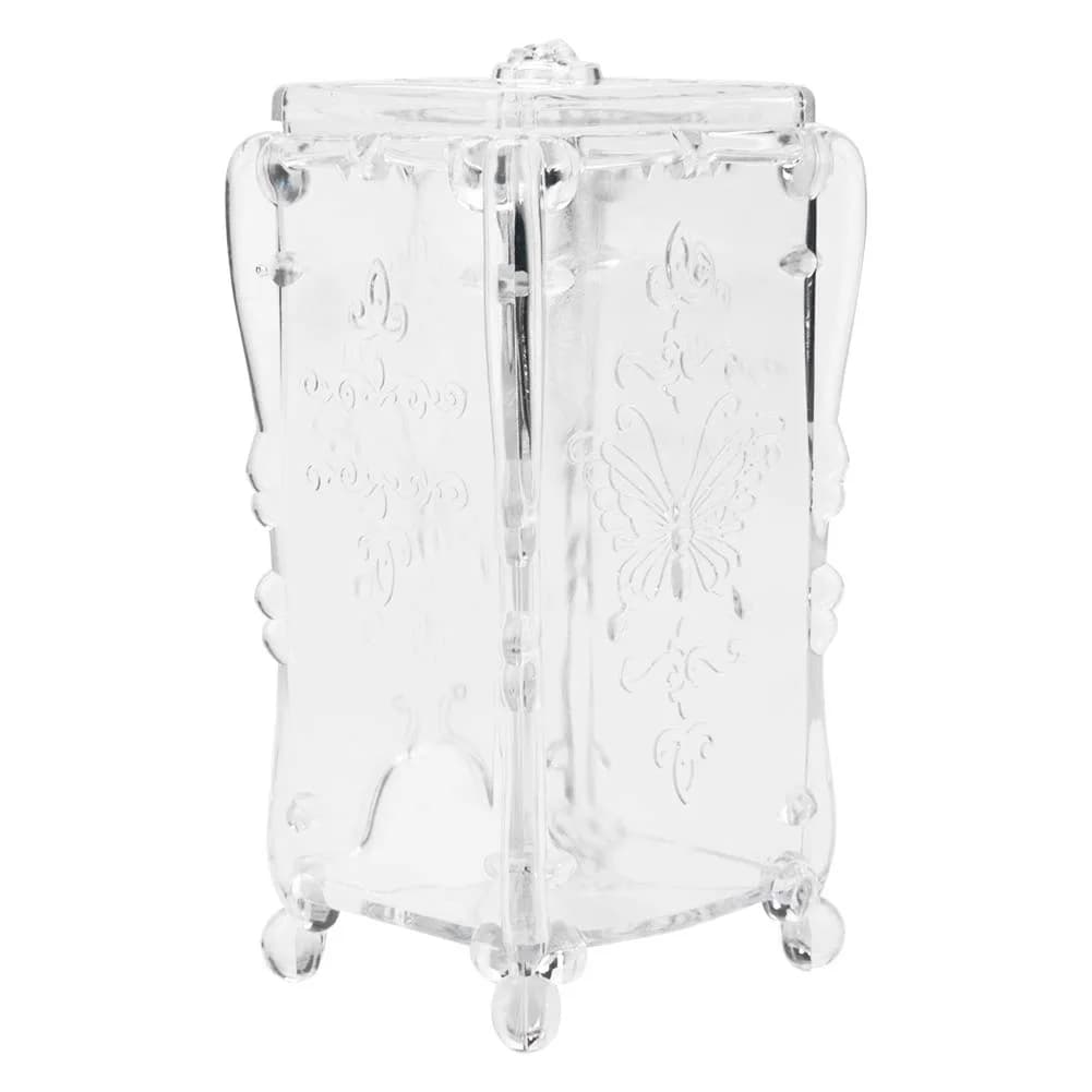 FILFEEL Acrylic Cosmetic Storage Box with Lid | 8cm x 7cm x 14cm (3.1in x 2.8in x 5.6in) - main product image
