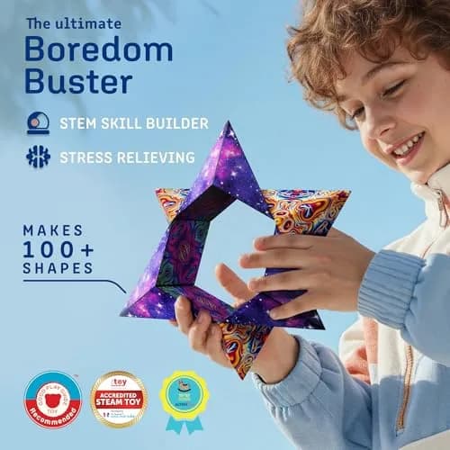 Shashibo DODECA Magnetic Puzzle Cube, Spaced Out Color, 6.3cm (2.5 inch) | STEM/STEAM Educational Toy for Kids & Adults thumbnail 2