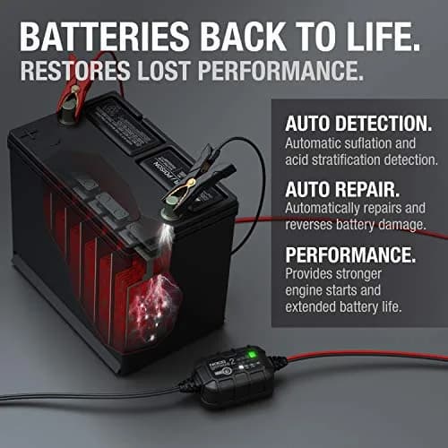 NOCO GENIUS2 2A 6/12V Smart Battery Charger, Trickle Charger & Maintainer | Compact, Power & Versatility thumbnail 6