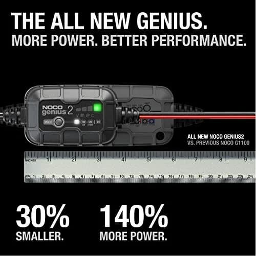NOCO GENIUS2 2A 6/12V Smart Battery Charger, Trickle Charger & Maintainer | Compact, Power & Versatility thumbnail 2