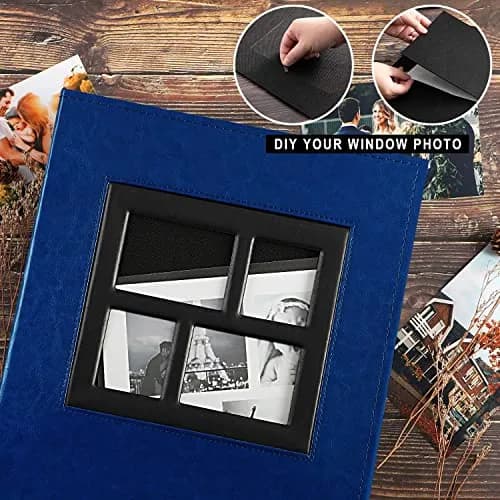 Ywlake Photo Album 4x6 500 Pockets | Extra Large Capacity Family Wedding Album with Leather Cover thumbnail 4