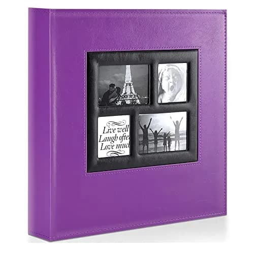 Ywlake Photo Album 4x6 1000 Pockets | Extra Large Capacity Family Wedding Album with Leather Cover thumbnail 1