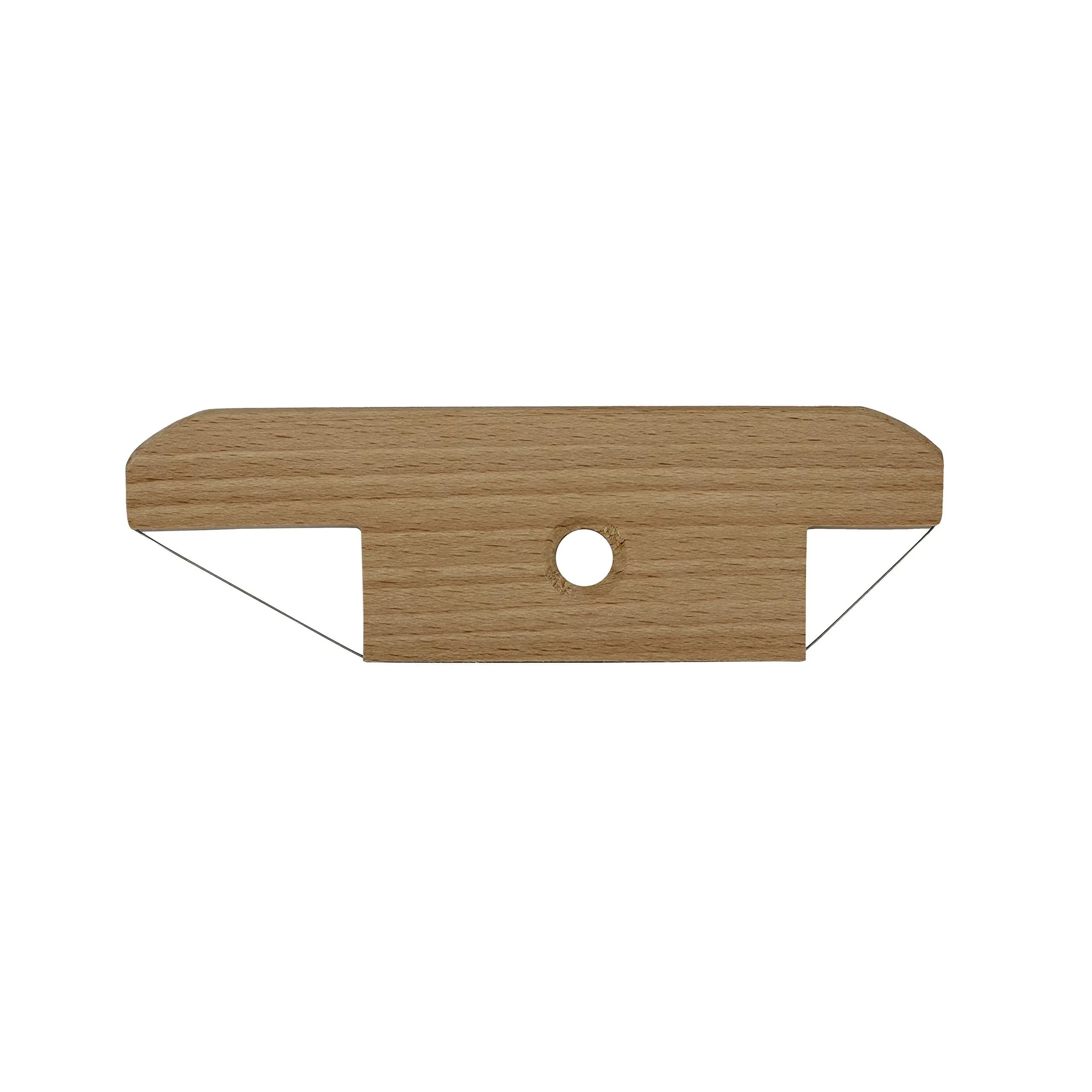 Creative Hobbies Wood and Wire Bevel Cutter Clay Trimming Tool 14.2 cm (5.75 Inches) | Precise 45/30/60 Degree Clay Cutting — 5.75 Inch