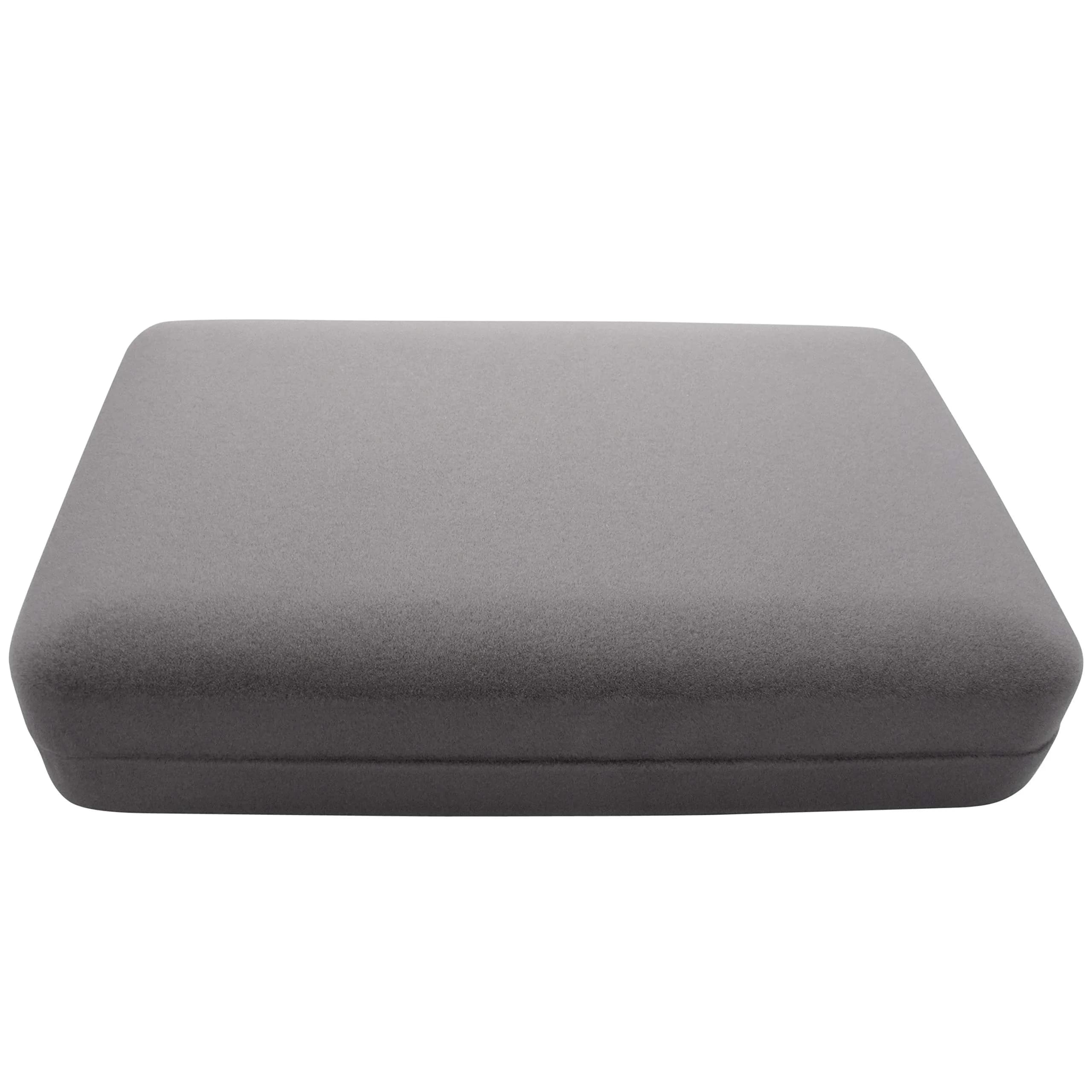 Isaac Kieran Stone Grey Velvet Necklace Gift Box 17.8cm (7 inch) | Travel Storage Display Case - main product image