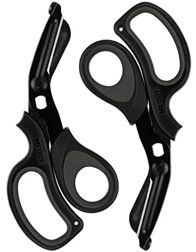 MEUUT 8-Inch Medical Trauma Shears (2-Pack) | Surgical Grade Stainless Steel EMT Scissors for Left & Right Hand thumbnail 1