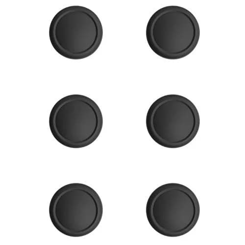 Skull & Co. Replacement Joystick Covers for Nintendo Switch & Lite (6-Pack Black) | Easy Install Repair Parts thumbnail 1
