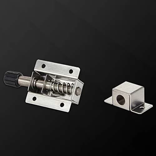 kaileyouxiangongsi Stainless Steel Gate Latch 2 Pack | Heavy Duty Spring Loaded Lock for Doors thumbnail 4
