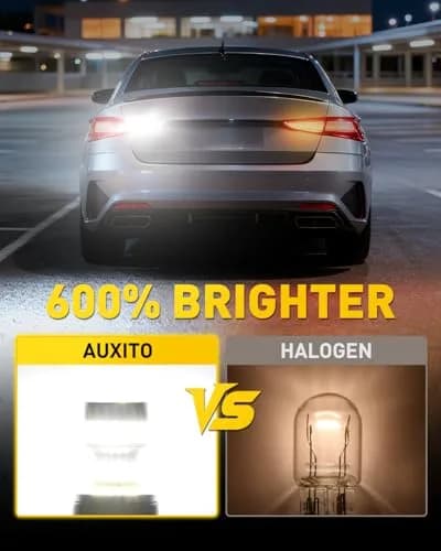 AUXITO 7443 LED Bulbs for Reverse Lights Brake Tail Lights 6000K White (2-Pack, 1300LM per bulb) | Brighter, Energy-Saving Replacement thumbnail 3
