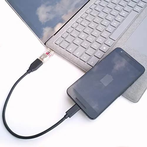 PortaPow USB Data Blocker - Protect Against Juice Jacking (Transparent, 2-Pack) | Blocks Data Transfer for Secure Charging thumbnail 4