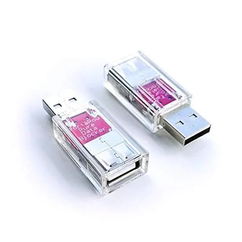 PortaPow USB Data Blocker - Protect Against Juice Jacking (Transparent, 2-Pack) | Blocks Data Transfer for Secure Charging thumbnail 3
