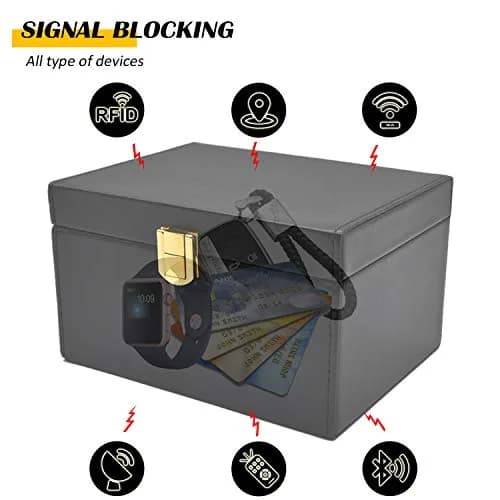 briidea Faraday Box Key Fob Protector for Car Keys | Blocks RFID Signals thumbnail 3
