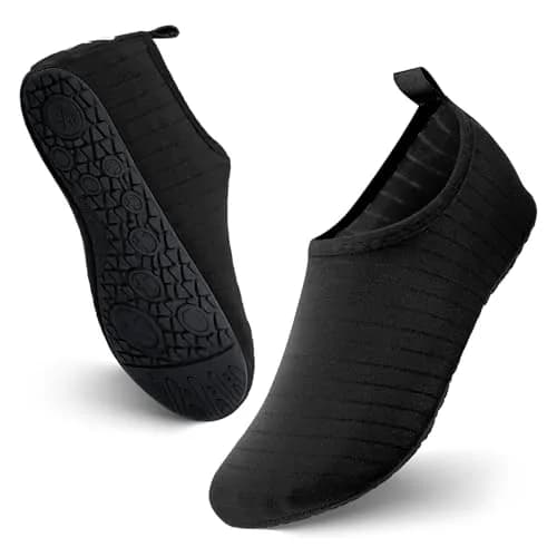 JOTO Quick-Dry Water Shoes for Women & Men | 156 g (5.5 oz) Black thumbnail 1