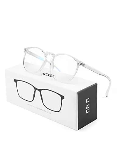 CNLO Blue Light Blocking Glasses Crystal Lightweight Frame Eyeglasses | Anti Eyestrain for Digital Screens thumbnail 1