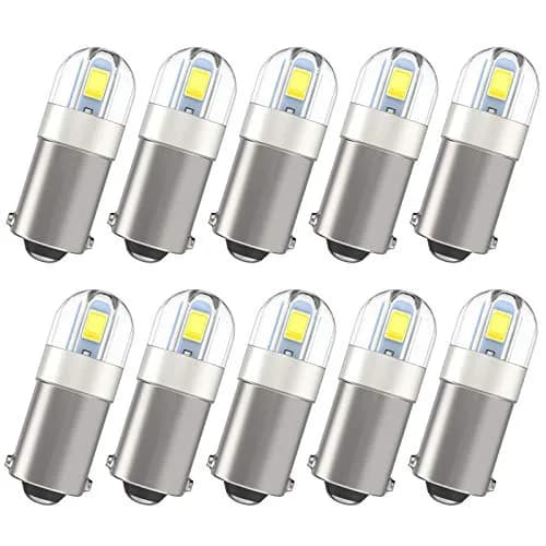 Anourney BA9S LED Bulbs 12V White | Super Bright Car Dome Map Lights thumbnail 1