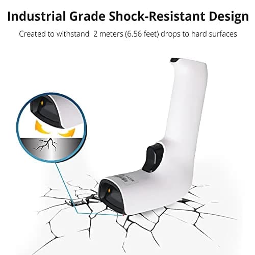 ScanAvenger Wireless Portable 1D&2D Bluetooth Barcode Scanner 8.2cm (3.25in) x 19.6cm (7.7in) x 10.5cm (4.1in) | Scans QR Codes & Inventory thumbnail 7