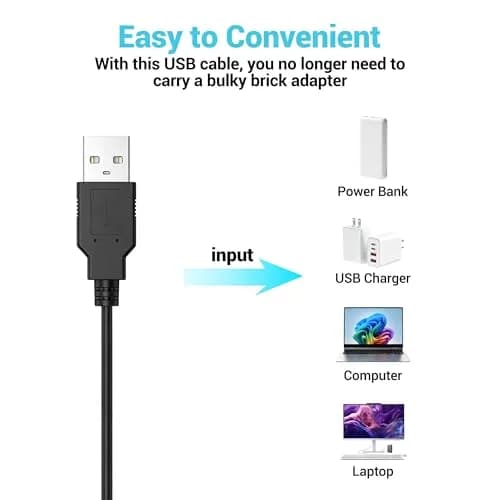 Xahpower Charger for Gameboy Advance sp, GBA SP Charger Cable Cord for Nintendo DS Original Console (120cm) | Fast Charge & Safe thumbnail 3