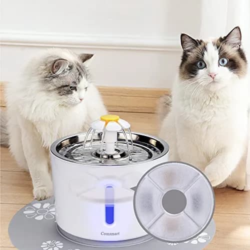 Comsmart Pet Fountain Filter Set 8 Pack | Triple Filtration System for 2.4L Fountains thumbnail 7