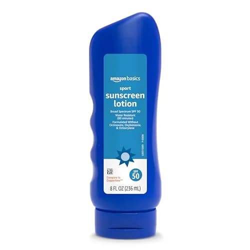 Solimo Sport Sunscreen Lotion SPF 50, 237ml (8 Fl Oz) | Broad Spectrum UVA/UVB Protection thumbnail 1
