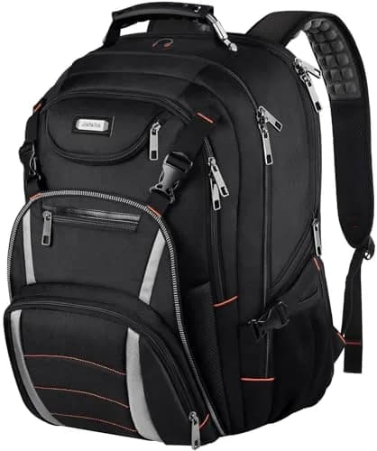 YALIXIAN 18.4 Inch Extra Large Laptop Backpack 55L (46.5cm x 41.0cm x 25.5cm) | TSA Friendly Water Resistant Computer Bag for Men Women thumbnail 1