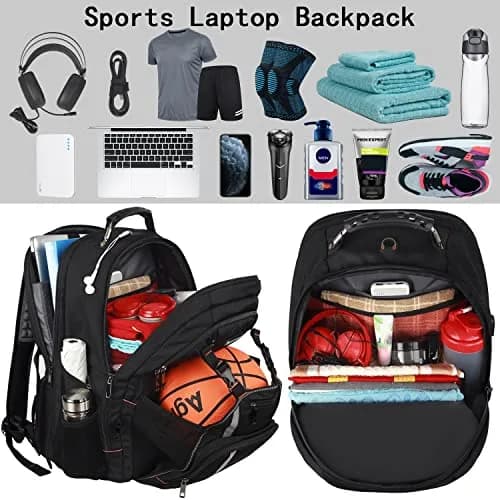 YALIXIAN 18.4 Inch Extra Large Laptop Backpack 55L (46.5cm x 41.0cm x 25.5cm) | TSA Friendly Water Resistant Computer Bag for Men Women thumbnail 3