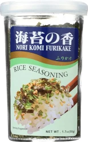 Ajishima Foods Nori Fume Furikake Rice Seasoning 1.7 oz (3 pack) | Japanese rice seasoning with umami flavor thumbnail 1
