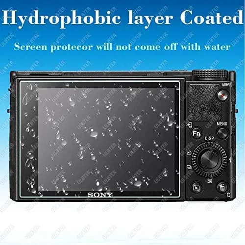 ULBTER 9H Tempered Glass Screen Protector for Sony RX100 VII VI V IV III II I M7 LCD | 3-Pack Anti-Bubble Anti-Scratch thumbnail 6
