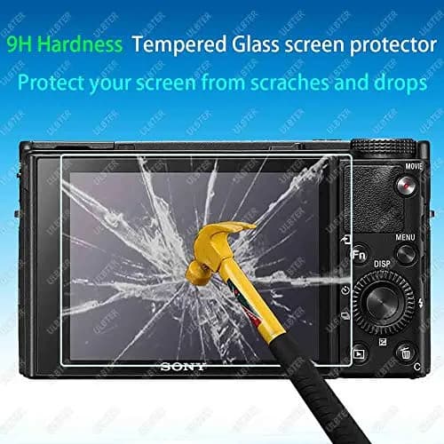 ULBTER 9H Tempered Glass Screen Protector for Sony RX100 VII VI V IV III II I M7 LCD | 3-Pack Anti-Bubble Anti-Scratch thumbnail 3