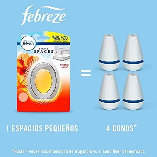 Febreze Small Spaces Air Freshener Hawaiian Aloha 0.25 Fl Oz | Odor Eliminator for Small Spaces thumbnail 3